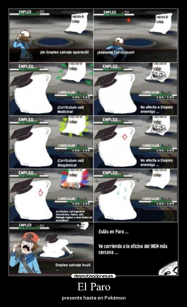 El Paro - presente hasta en Pokémon