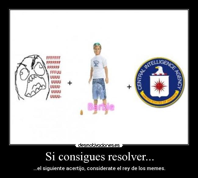 Si consigues resolver... - 