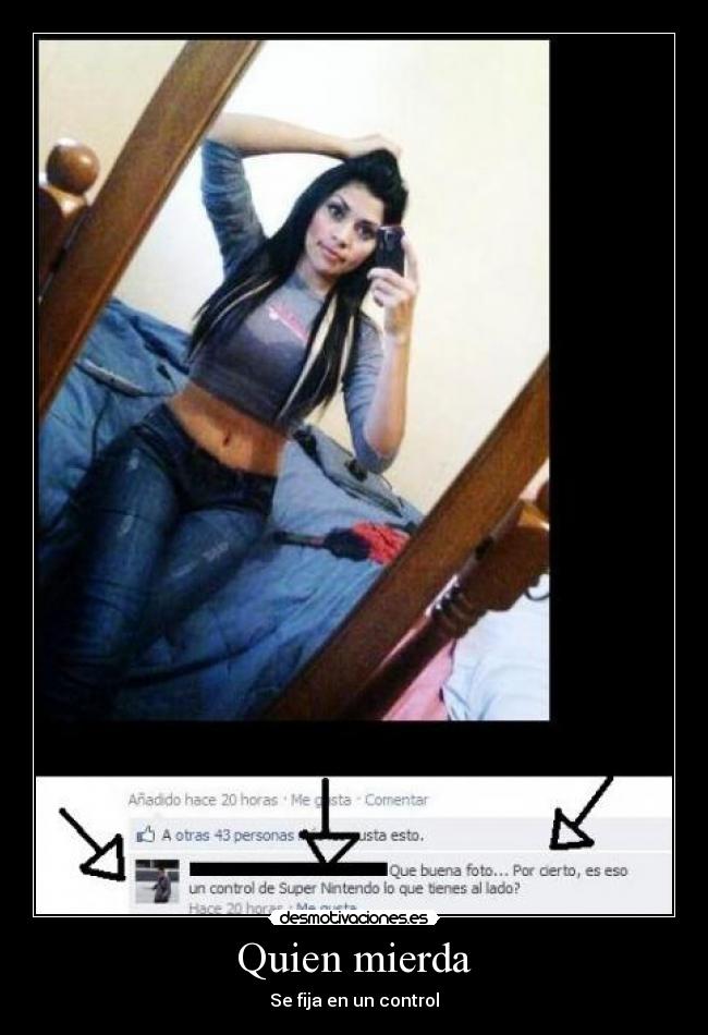 Quien mierda - Se fija en un control