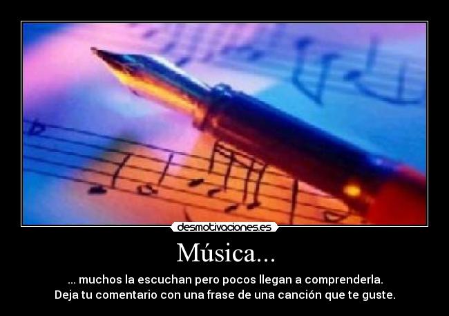 Música... -