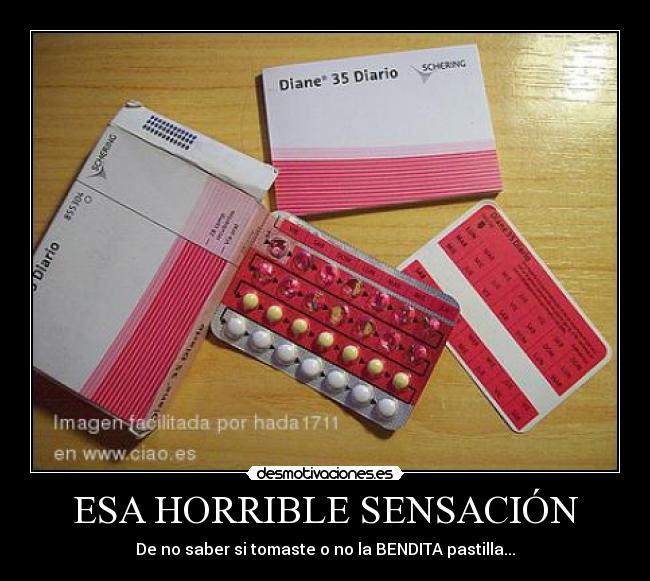 ESA HORRIBLE SENSACIÓN -