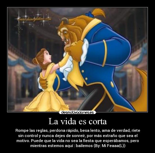 La vida es corta -