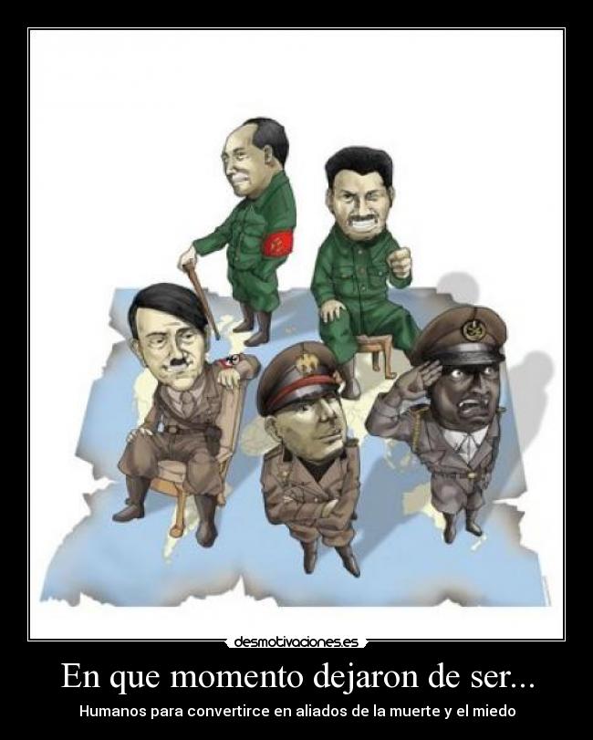 En que momento dejaron de ser... -