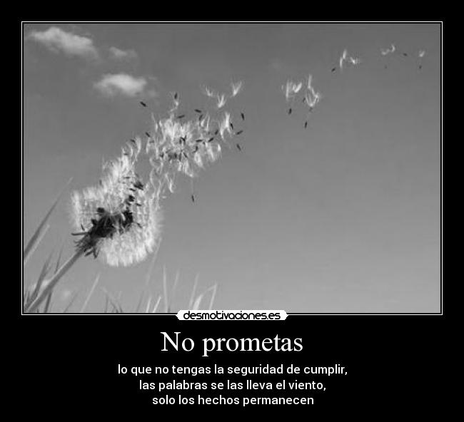 No prometas - 