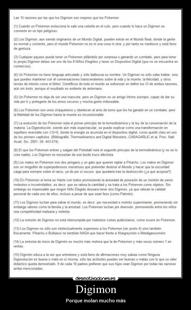 Digimon - Porque molan mucho más