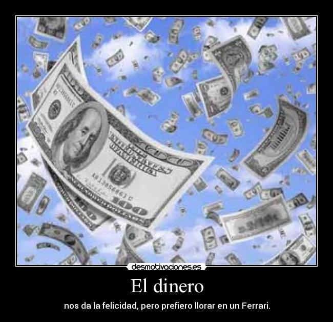 El dinero -