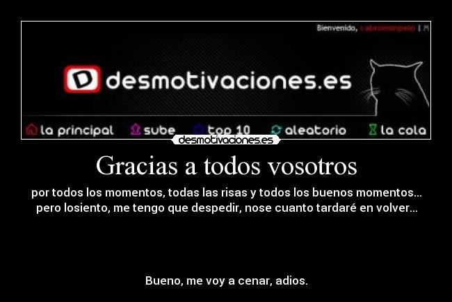 Gracias a todos vosotros - 