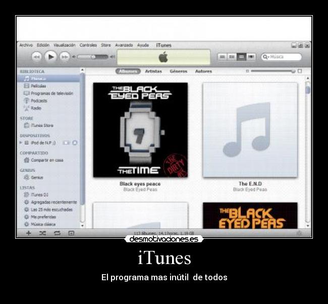 iTunes - El programa mas inútil de todos