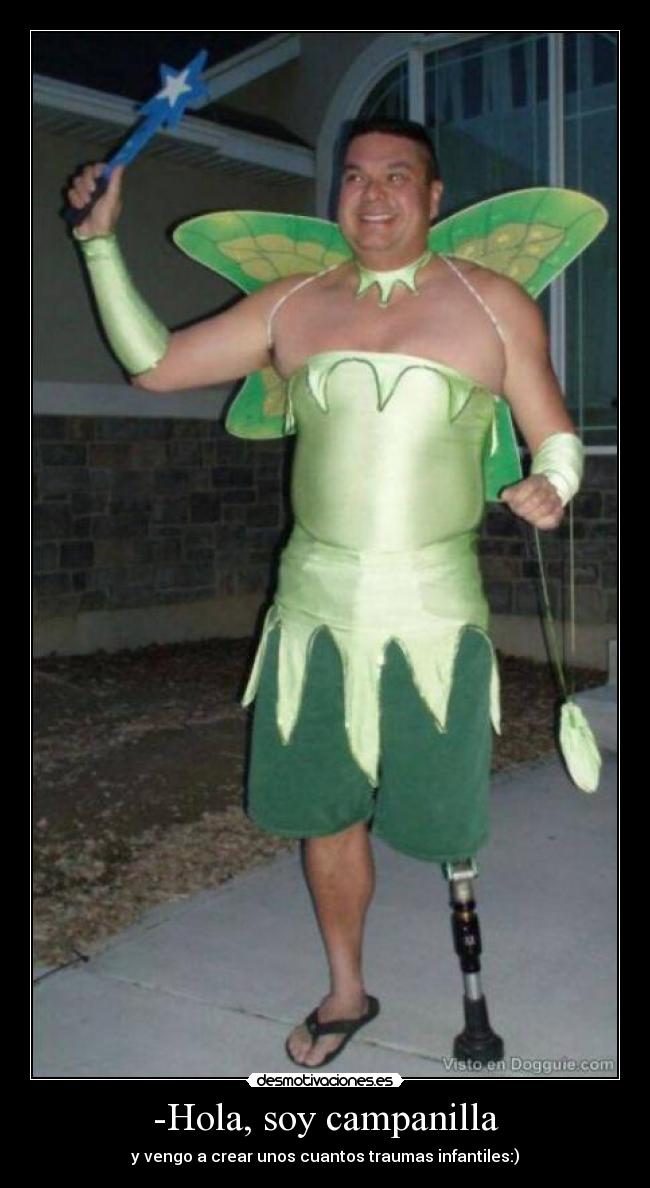 -Hola, soy campanilla -