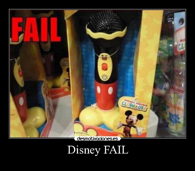 Disney FAIL -