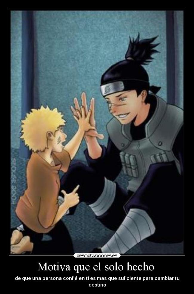 carteles naruto una gran motivacion desmotivaciones