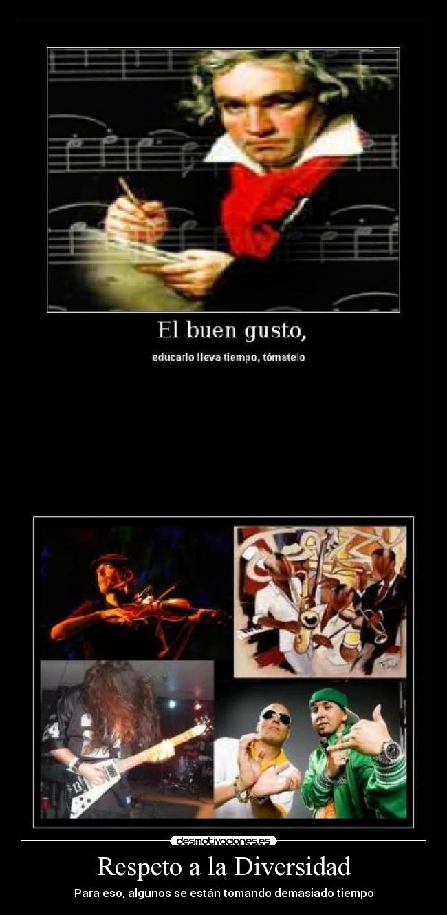 Respeto a la Diversidad - Para eso, algunos se están tomando demasiado tiempo