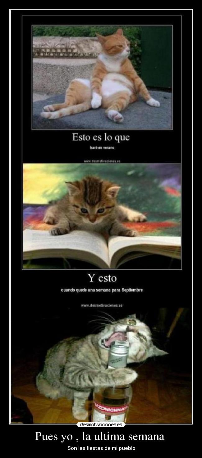 Pues yo , la ultima semana - Son las fiestas de mi pueblo