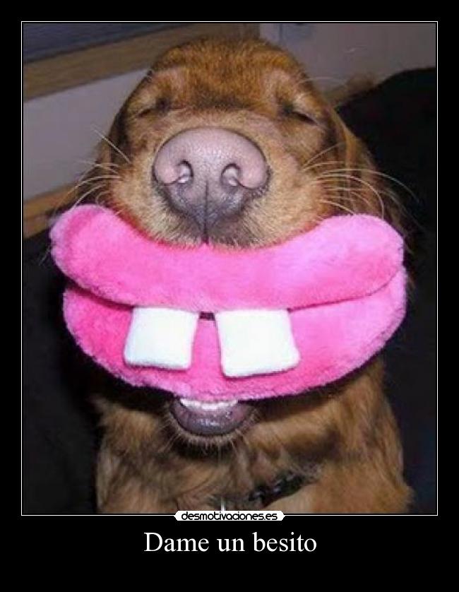 Dame un besito -