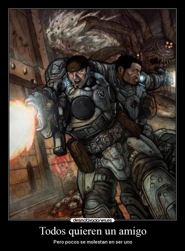 carteles gears war desmotivaciones