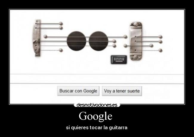 Google - si quieres tocar la guitarra