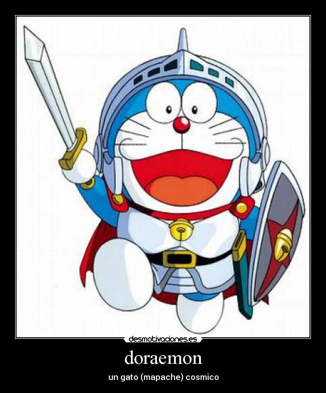 doraemon - un gato (mapache) cosmico