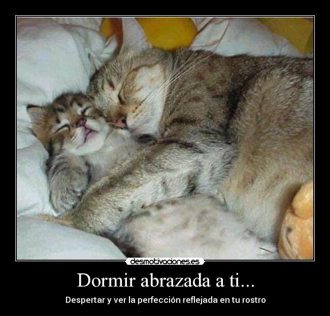 Dormir abrazada a ti... - 