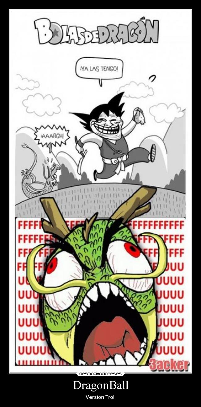 carteles gokucogepelotasdeldragon desmotivaciones