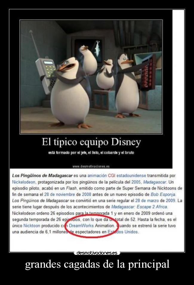 grandes cagadas de la principal -