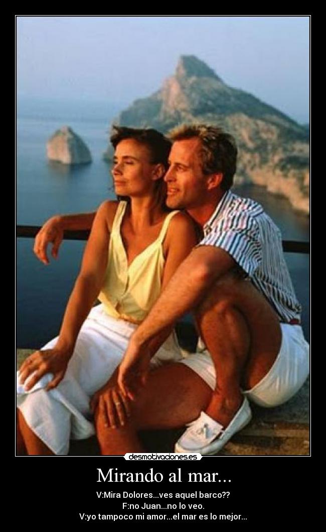 Mirando al mar... -