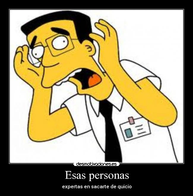 Esas personas -