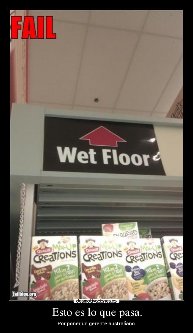 Esto es lo que pasa. - 