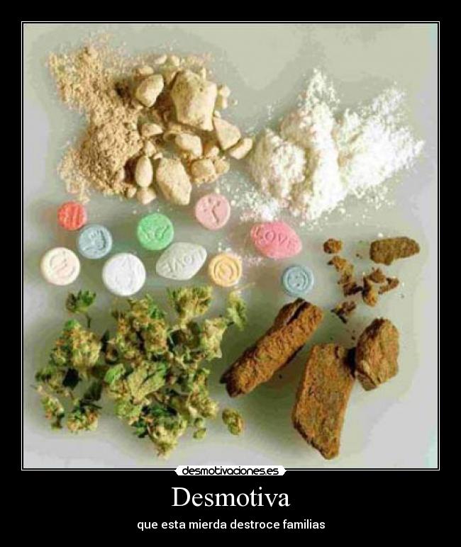 Desmotiva - que esta mierda destroce familias