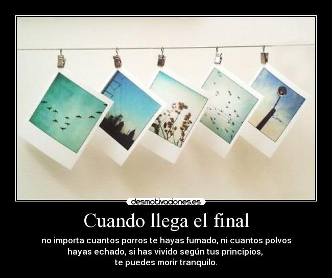 Cuando llega el final - 