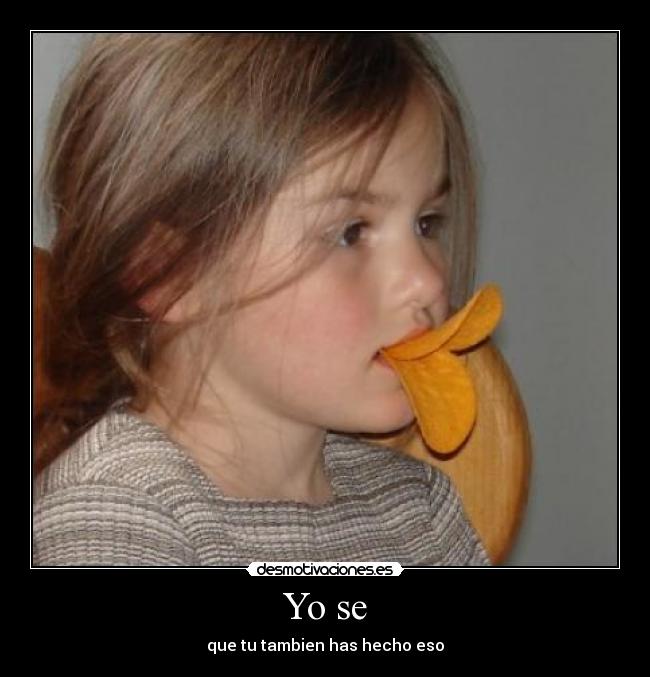 Yo se -
