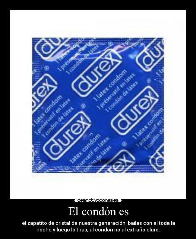 carteles condon desmotivaciones