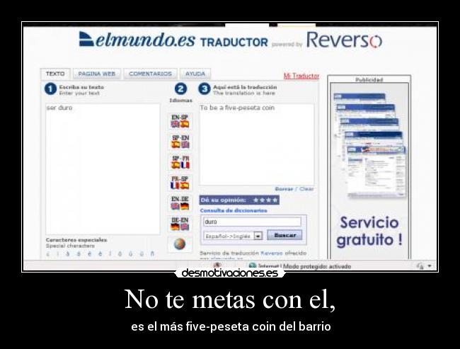 No te metas con el, -