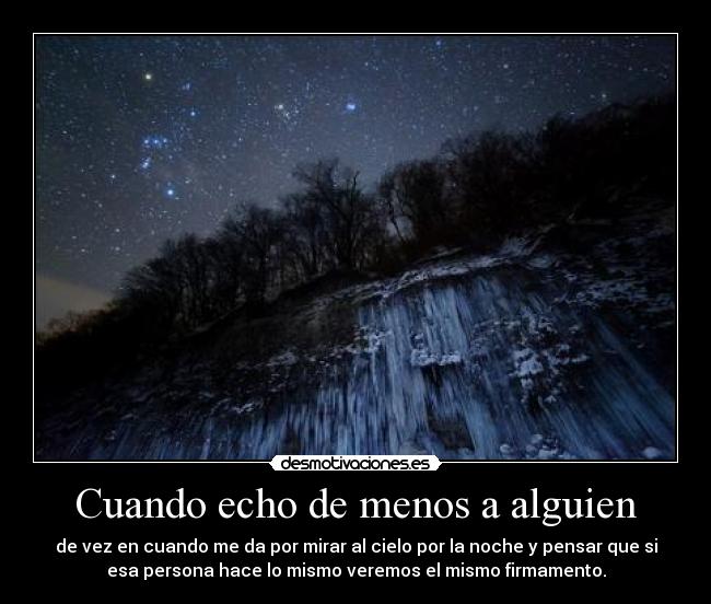 Cuando echo de menos a alguien - 