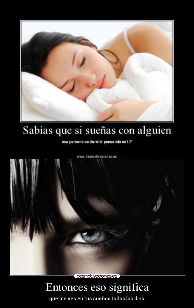 Entonces eso significa - 