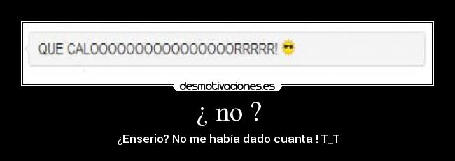¿ no ? - 