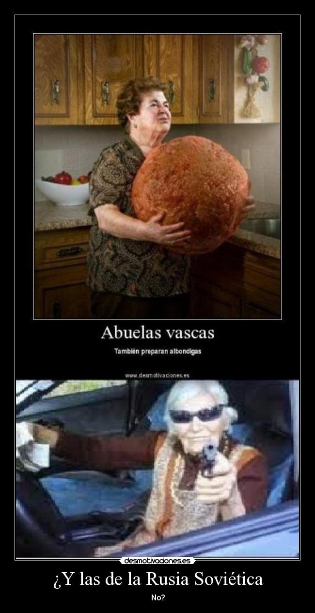 ¿Y las de la Rusia Soviética - No?