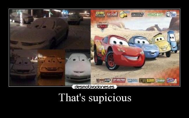 Thats supicious -