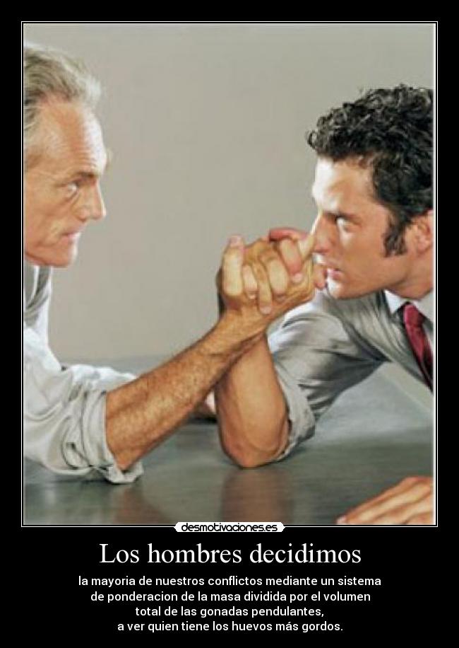 Los hombres decidimos - 