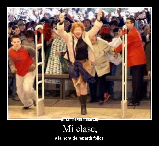 Mi clase, - 