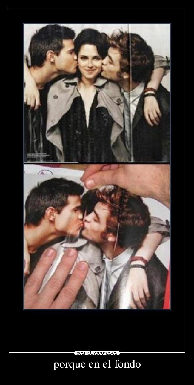 porque en el fondo -