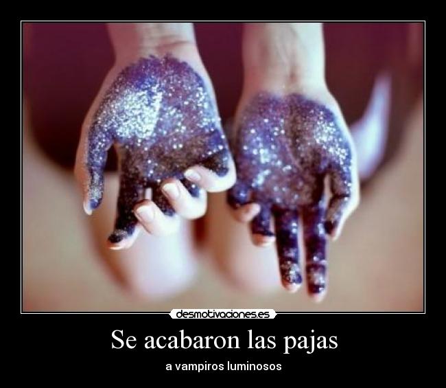 Se acabaron las pajas -