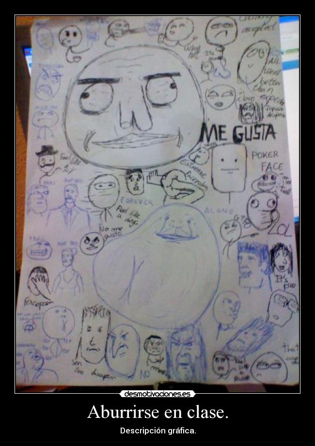 Aburrirse en clase. - 