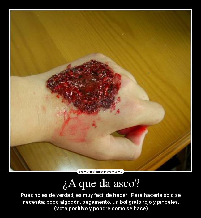 ¿A que da asco? - 