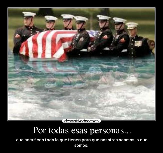 Por todas esas personas... - 
