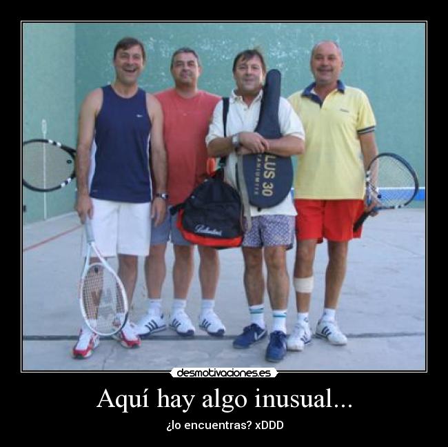 Aquí hay algo inusual... -