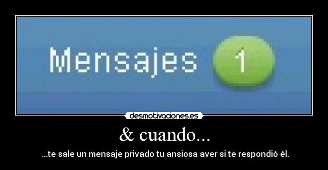 & cuando... -