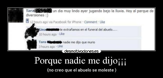 Porque nadie me dijo¡¡¡  - 