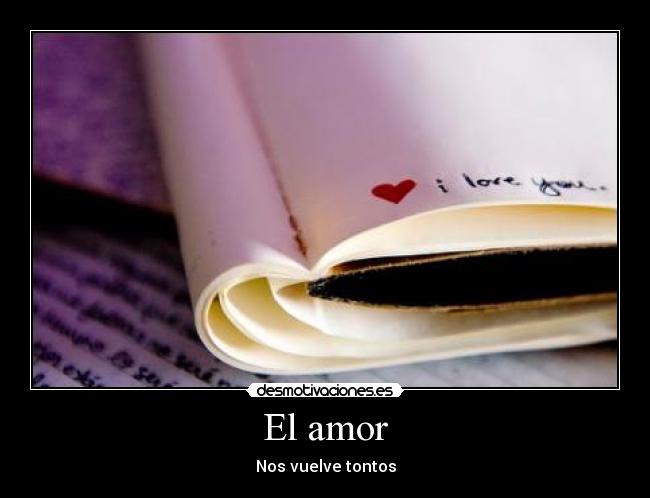 El amor - 