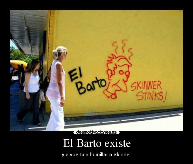 El Barto existe - y a vuelto a humillar a Skinner