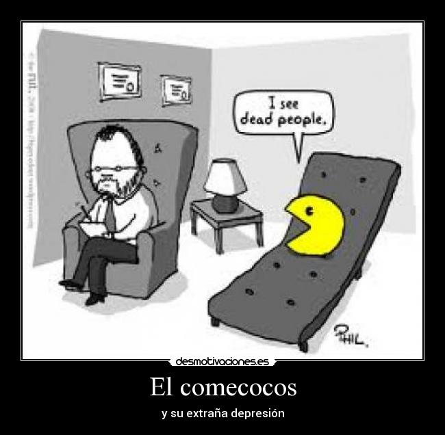 El comecocos - y su extraña depresión